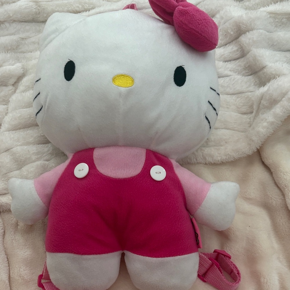 Hello Kitty Pink and White Plush Toy